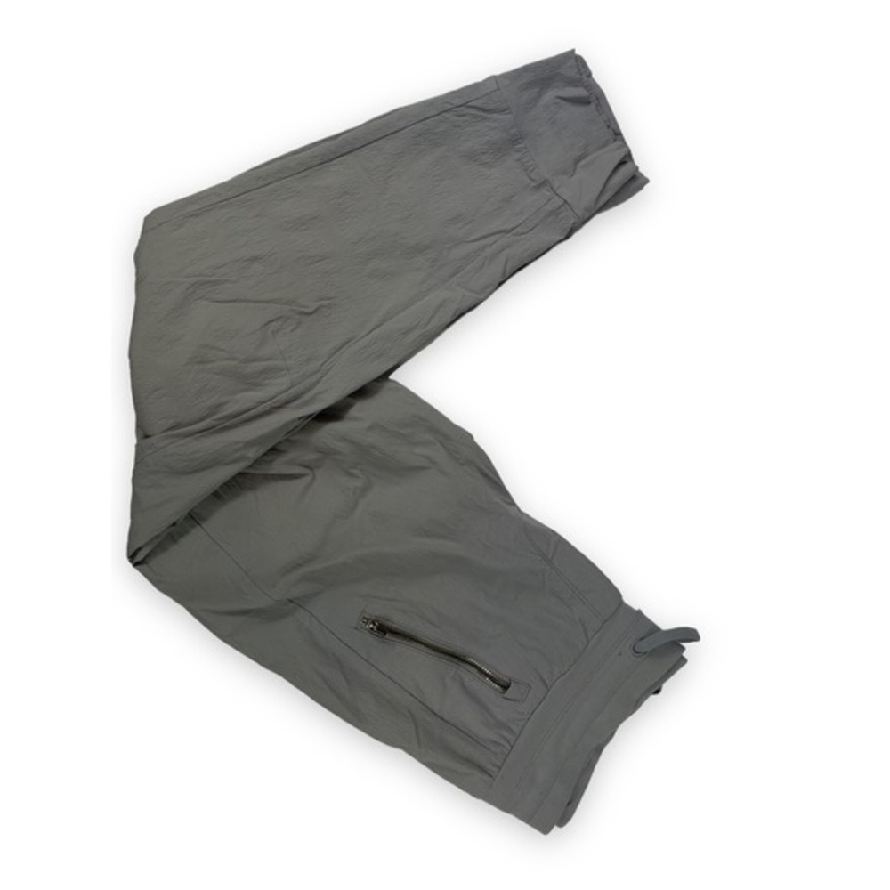 Athleta Womens Pants Black Nylon Stretch‎ Waist Athletic Bottoms Sz. 4 Gray
